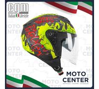Casco Demi Jet CGM 126X Iper Alert Visera Larga Talla XL (60 Cm.)