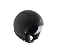 Casco Demi-Jet El' Fresh TUCANO URBANO Gris Carbón Negro Mate Talla S