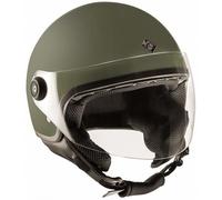 Casco Demijet Demi-Jet TUCANO URBANO El Jettin Verde Opaco Talla S