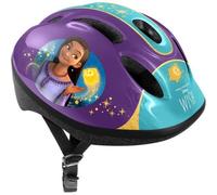 Casco deportivo infantil Disney Wish violeta talla S 53-56 cm EPS dial trasero correas ajustables