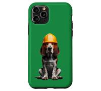 Casco duro para perro coonhound inglés americano, amarillo, trabajador Carcasa para iPhone 11 Pro
