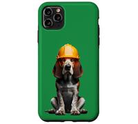 Casco duro para perro coonhound inglés americano, amarillo, trabajador Carcasa para iPhone 11 Pro Max