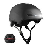 Casco e-Bike Crazy Safety Willow | Casco de Bici para Ciudad y e-Bikes | Casco de Bicicleta Urbano | Casco de Bici para Adultos Ajustable con Visera UV, Luces USB y Cierre Fidlock. Talla 55-61cm