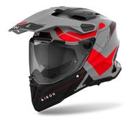 Casco enduro Airoh Commander 2 Reveal rojo fluo mate L