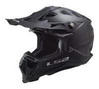 LS2 MX700 Subverter Evo II Solid Casco de motocross, Black Matt, Talla XXL (63/64)