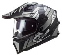 Casco Enduro LS2 MX701 Explorer Atlantis negro-gris-blanco XS