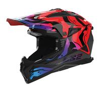 LS2, Casco Moto Cross FAST II WASH Gloss Red, XS