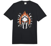 Casco Espartano Guerrero Gladiador Comfort Colors Adult Heavyweight T-Shirt