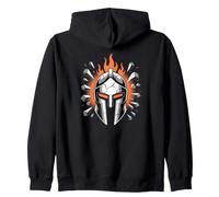 Casco Espartano Guerrero Gladiador Sudadera con Capucha