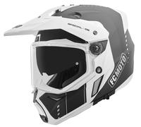 FC-Moto Merkur Pro Air Casco de enduro, negro-blanco, tamaño S para Hombres