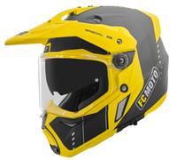 FC-Moto Merkur Pro Air Casco de enduro, negro-amarillo, tamaño XS para Hombres
