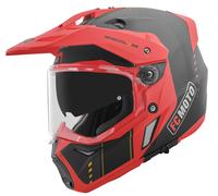 FC-Moto Merkur Pro Air Casco de enduro, negro-rojo, tamaño XS para Hombres