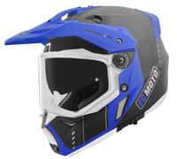 FC-Moto Merkur Pro Air Casco de enduro, negro-azul, tamaño M para Hombres