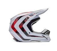 Casco MX FOX V1 Kairos Blanco/Rojo FluorescenteM Blanco,Rojo Fluorescente