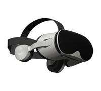 Casco - Gafas de realidad virtual 3D compactas, Conjunto Móvil Flexible, Diseño Gris ABS Durable | Participar en los Juegos de Smartphone visor de Películas Ajustable Amantes de la