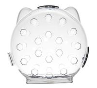 Casco Gato para Preparar Hocico Gato Transparente con Agujero Transpirable Anti Mordida Traje De Cubierta Cabeza del Gato para Gatos 2.5-5 Kg BañáNdose PreparacióN O Recorte UñAs S