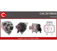 CASCO Generador 120A 12V para Kia pro Cee'D 2.0 Crdi 140 1.6 CVVT