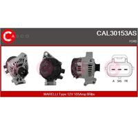 CASCO Generador De Luz 105A 12V Para Ford Focus II Turnier 1.6 1.4