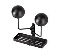 Casco genérico para moto - Soporte de pared giratorio de metal para casco, sistema de almacenamiento de garaje con ganchos para equipamiento de moto y bicicleta, estante de bodega de hombre, tienda de