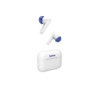 Casco - Hama - 00184179 - Auriculares Bluetooth Passion Clear II - ANC - Intraauriculares - Blanco