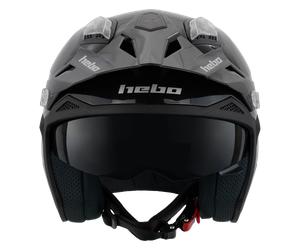 Casco Hebo Zone 5 Monocolor Negro brillanteM Negro brillante