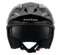 Casco Hebo Zone 5 Monocolor Negro brillanteXXL Negro brillante