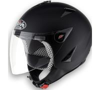 Casco Helmet Capacete Helm Jet Airoh JT Negro Mate Talla XXL