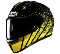 casco hjc c10 haven (mc3) - amarillo / negro S