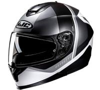 casco hjc c70n alia - negro / blanco / gris (mc5sf) XXL