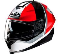 casco hjc c70n alia - negro / blanco / rojo (mc1) XL