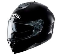casco hjc c70n monocolor - negro brillo XXL