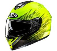 casco hjc c70n sway - amarillo / negro (mc3h) XL