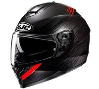 casco hjc c70n sway - negro / rojo (mc1) XXL