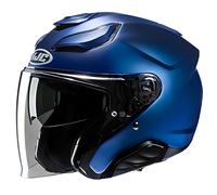 HJC F31 Solid Casco Jet, azul, tamaño L