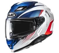casco hjc f71 catos (mc21) - blanco / azul / rojo S