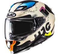 HJC F71 Faco Casco, multicolor, tamaño M para Hombres