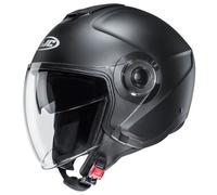 Casco HJC I40N Jet Visera Larga SOLID SEMI PLANA NEGRA