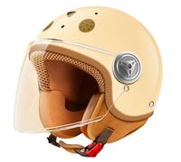 Casco infantil abierto 3/4 para motocicleta, apto para niños y niñas de 4 a 14 años, ideal para quad, scooter, moto urbana y scooter eléctrico. A,48-54CM