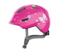 Casco infantil ABUS Smiley 3.0 - casco de bicicleta con ajuste bajo, diseños adaptados a los niños y espacio para una coleta - para niñas y niños