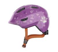 Casco infantil ABUS Smiley 3.0 - casco de bicicleta con ajuste bajo, diseños adaptados a los niños y espacio para una coleta - para niñas y niños