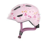 Casco infantil ABUS Smiley 3.0 - casco de bicicleta con ajuste bajo, diseños adaptados a los niños y espacio para una coleta - para niñas y niños