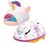 Casco Infantil Bebés Llorones con Funda 3D Unicornio Dreamy, 20x26x13 Cm, Rosa