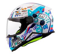 casco infantil ls2 ff812 next level - blanco L