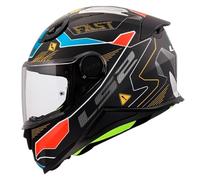 casco infantil ls2 ff812 zero kid - gris / rojo L