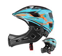 Casco Infantil Para Bicicleta,Ajuste Transpirable Y Regulable - Casco De Cara Completa Para Bicicletas De Carretera,Niños Y Niñas: Escalada, Patinete, Ciclismo, Esquí, Monopatín Y Patinaje Sobre Rueda