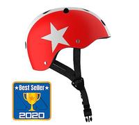 M MOLTO Casco Infantil para niños Rojo Star