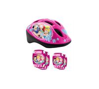 Casco Infantil Rodilleras Y Coderas Disney Princess Talla 53-56 CM MKP
