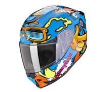Scorpion Ex-JNR AIR FUN azul naranja Casco infantil 22.06 - Color: AZUL, Talla: Talla S