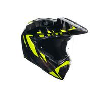 Casco Integral AGV AX9 CARBON Steppa Carbon/Grey/Yellow Fluo