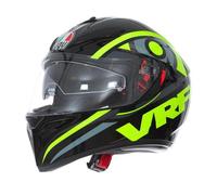 Casco Integral AGV K-3 K3 SV K3-SV TOP PLK Solun 46 Negro Amarillo Talla XS